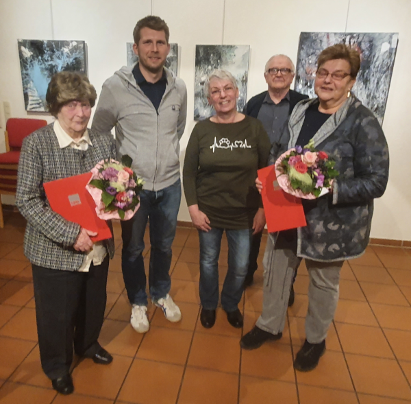 Ehrung für 40 Jahre Mitgliedschaft